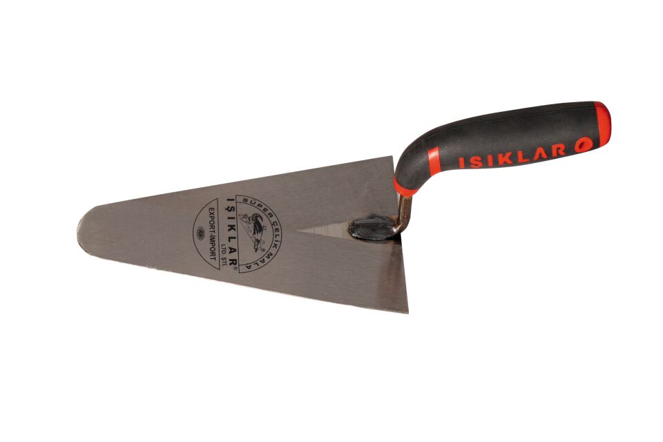 Üçgen Mala 20 cm Plastik Saplı