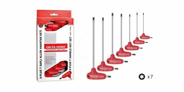 X Plus T Saplı Torx Allen 7 Li