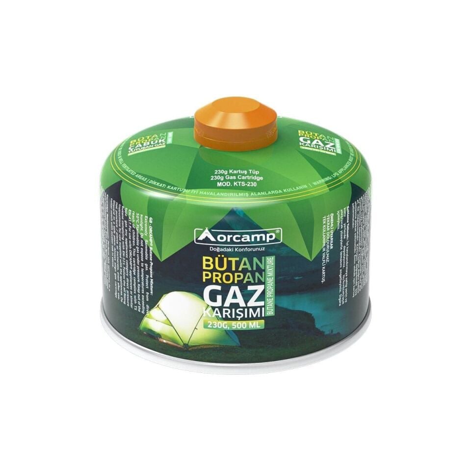 24 Adet Orcamp 450 Gram Gaz Kartuşu | Kamp Ocağı ve Pürmüz Uyumlu